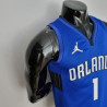 Camiseta NBA Tracy McGrady 1 Orlando Magic 75th Anniversary Azul 2022