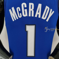 Camiseta NBA Tracy McGrady 1 Orlando Magic 75th Anniversary Azul 2022