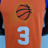 Camiseta NBA Chris Paul 3 Phoenix Suns 75th Anniversary Naranja 2022
