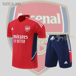 Camiseta y Pantalón Arsenal Entrenamiento Rojo 2022-2023