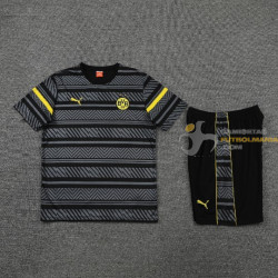 Camiseta y Pantalón Borussia Dortmund Entrenamiento Gris 2022-2023