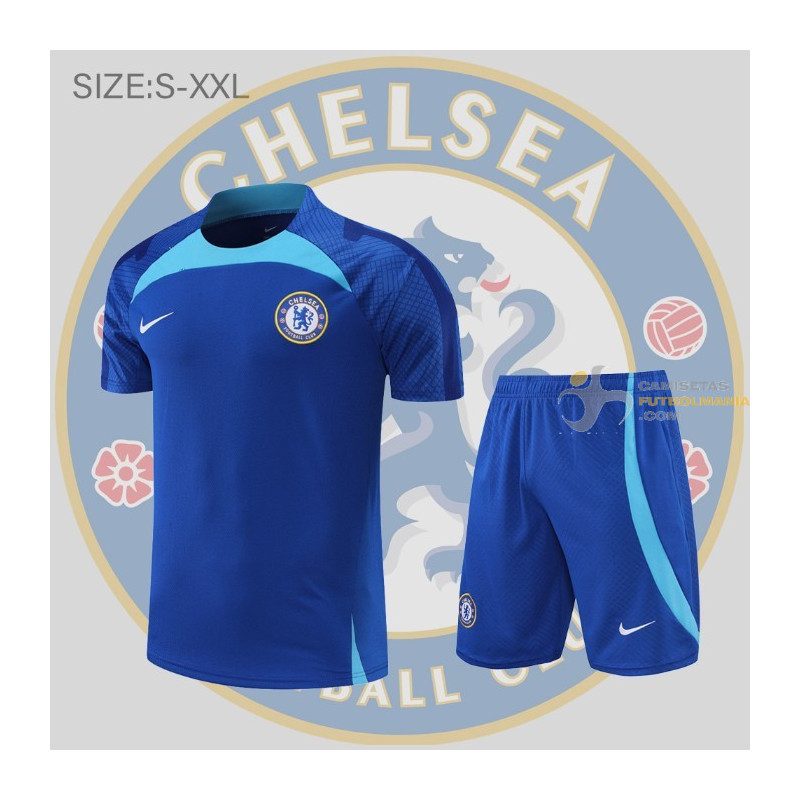 Camiseta y Pantalón Chelsea Entrenamiento Azul 2022-2023