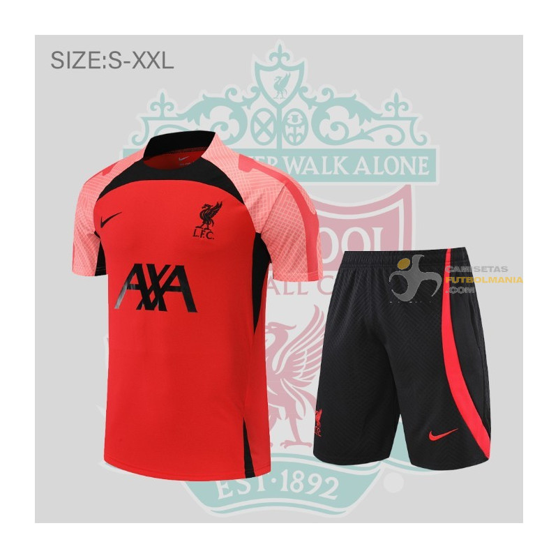 Camiseta y Pantalón Liverpool Entrenamiento Rojo 2022-2023