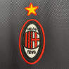 Camiseta Futbol AC Milan Retro Clásica Entrenamiento Negra 1996-1997