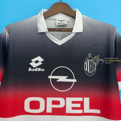 Camiseta Futbol AC Milan Retro Clásica Entrenamiento Bicolor 1996-1997