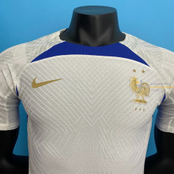 Camiseta Fútbol Francia Entrenamiento Blanca Versión Jugador 2022-2023