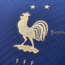 Camiseta Fútbol Francia Entrenamiento Azul Versión Jugador 2022-2023