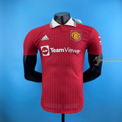 Camiseta Futbol Manchester United Primera Equipación Versión Jugador 2022-2023