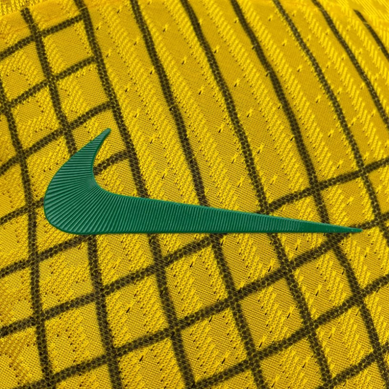 Camiseta Fútbol Brasil Clásica Amarilla Versión Jugador 2022