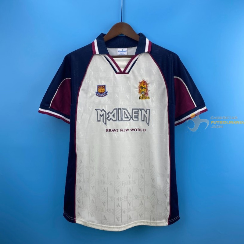 Araña captura Samuel Camiseta West Ham Edición Especial Iron Maiden Retro Clásica 1999