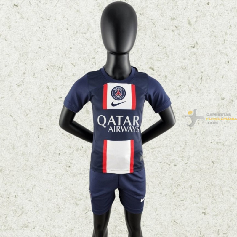 Camiseta y Pantalón Niños Paris Saint-Germain Primera Equipación 2022-2023
