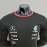 Camiseta F1 Mercedes-Benz Team Petronas Negra Manga Larga 2022