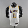 Camiseta NBA Kyrie Irving 11 Los Angeles Lakers 75th Anniversary Silk Version Blanca 2022