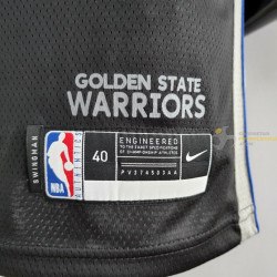 Camiseta NBA Gary Payton II 0 de Los Golden State Warriors The Town Negra Silk Version 2020