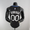 Camiseta NBA Jonathan Kuminga 00 de Los Golden State Warriors The Town Negra Silk Version 2020
