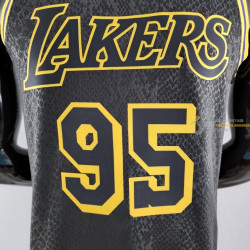 Camiseta NBA Stephen TOSCANO 95 Los Angeles Lakers 75 Anniversary Snake Skin 2022
