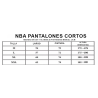 Pantalón Corto NBA Oklahoma City Thunders Blanco 75th Anniversary 2022-2023