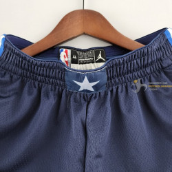 Pantalón Corto NBA Dallas Mavericks Azul Oscuro 75th Anniversary 2022-2023