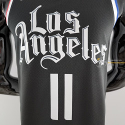 Camiseta NBA Wall 11 Los Angeles Clippers Negra Silk Version 2022-2023