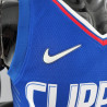 Camiseta NBA Wall 11 Los Angeles Clippers Azul Silk Version 2022-2023