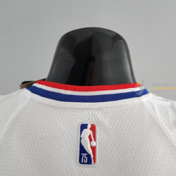 Camiseta NBA Wall 11 Los Angeles Clippers Blanca Silk Version 2022-2023