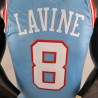 Camiseta NBA Zach LaVine 8 Chicago Bulls 75th Azul Anniversary 2022