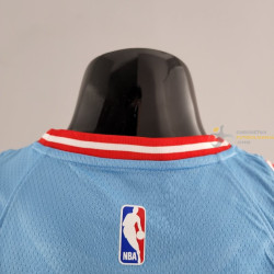 Camiseta NBA Derrick Rose 1 Chicago Bulls 75th Azul Anniversary 2022