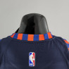 Camiseta NBA Carmelo Anthony 7 New York Knicks 75th Anniversary Azul 2022