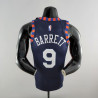 Camiseta NBA J. Barrett 9 New York Knicks 75th Anniversary Azul 2022