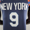 Camiseta NBA J. Barrett 9 New York Knicks 75th Anniversary Azul 2022