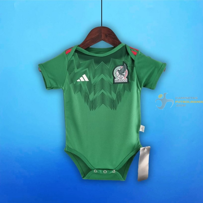 Segunda Camiseta Mexico 2022 Bebe
