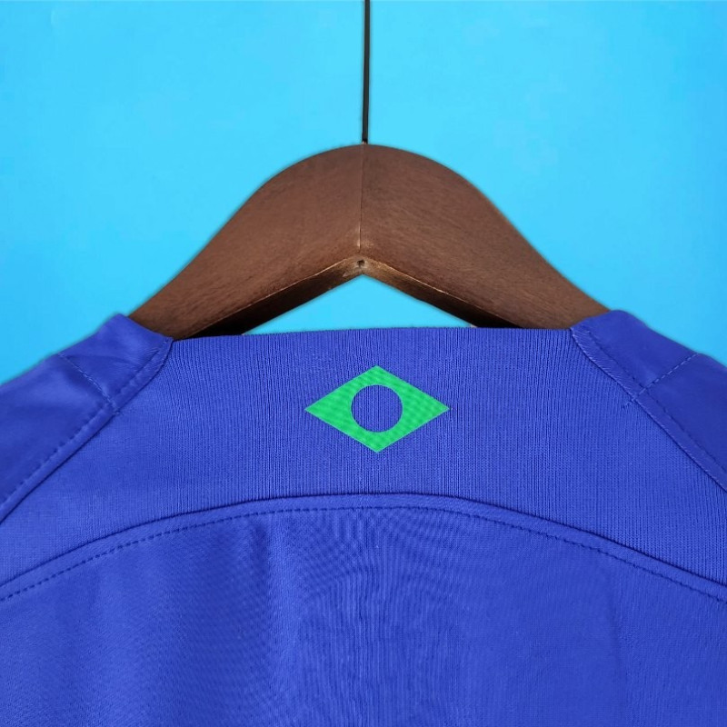 Kit de fútbol de brasil, camiseta de plantilla para camiseta de