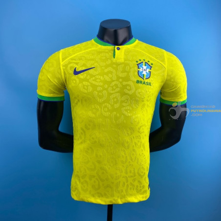 Camiseta Fútbol Brasil Primera Equipación Versión Jugador 2022-2023