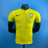 Camiseta Fútbol Brasil Primera Equipación Versión Jugador 2022-2023