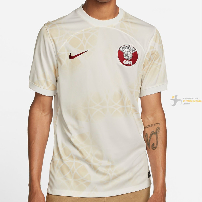 Camiseta Qatar Segunda Equipación 2022-2023