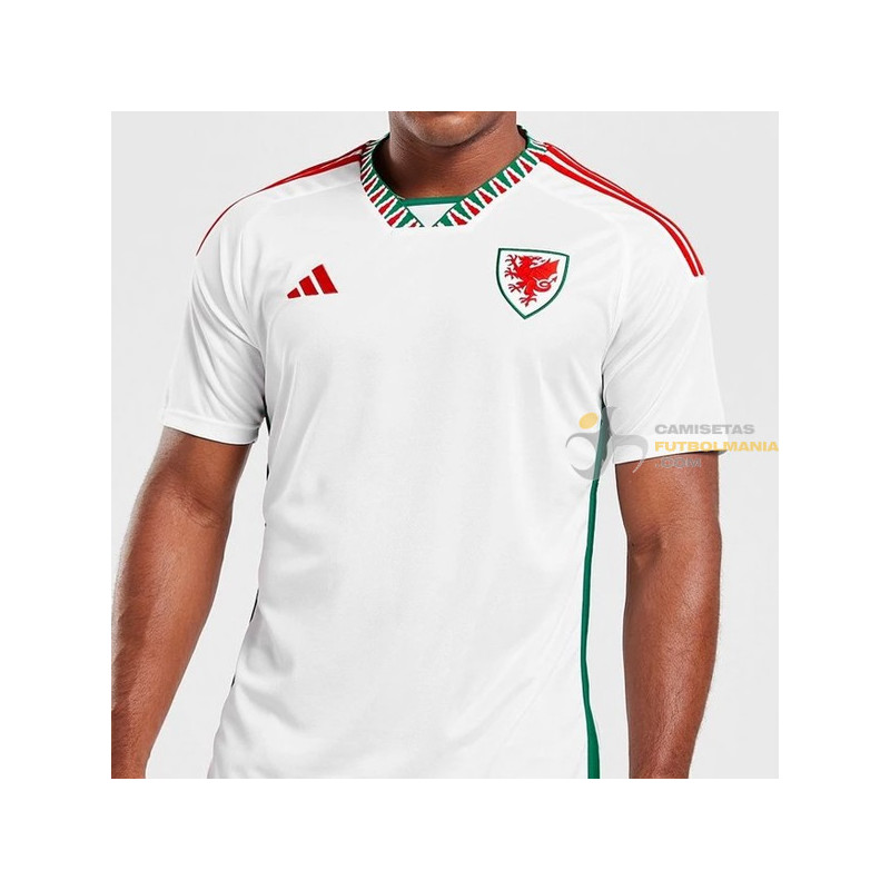 Camiseta Fútbol Gales Segunda Equipación 2022-2023