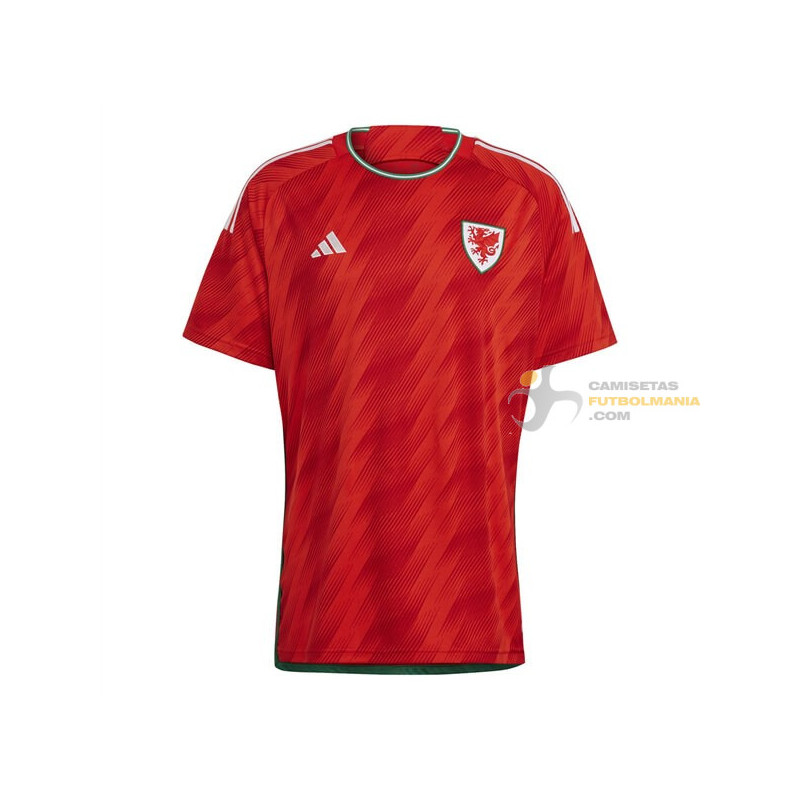 Camiseta Fútbol Gales Primera Equipación 2022-2023