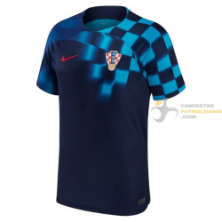 Camiseta Fútbol Croacia Segunda Equipación 2022-2023