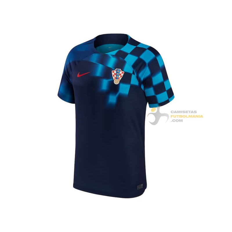 Camiseta Fútbol Croacia Segunda Equipación 2022-2023