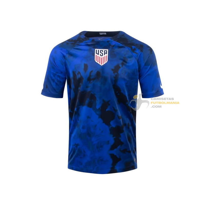 Camiseta Fútbol Estados Unidos Segunda Equipación 2022-2023