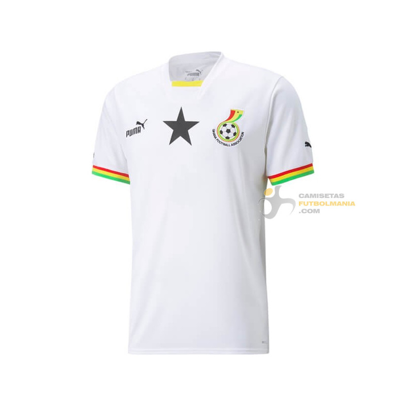 Camiseta Fútbol Ghana Primera Equipación 2022-2023