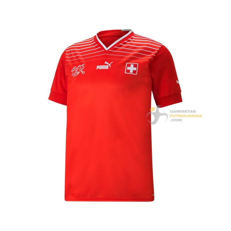 Camiseta Fútbol Suiza Primera Equipación 2022-2023