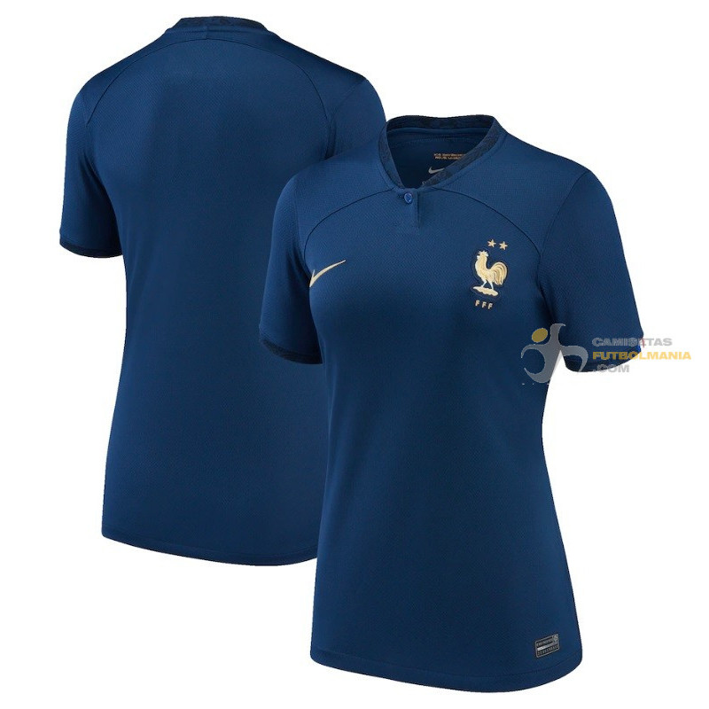 hada Inodoro Ernest Shackleton Camiseta Mujer Francia Primera Equipación 2022-2023