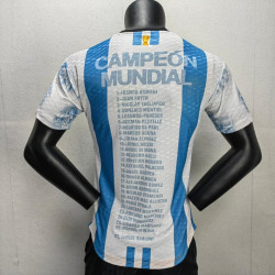 Camiseta Fútbol Argentina Edición Especial Campeones Copa del Mundo Versión Jugador 2022-2023