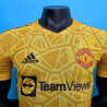 Camiseta Futbol Manchester United Portero Amarilla Versión Jugador 2022-2023