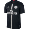 Camiseta Paris Saint-Germain Tercera Equipación Negra Versión Air Jordan Champions League  2018-2019