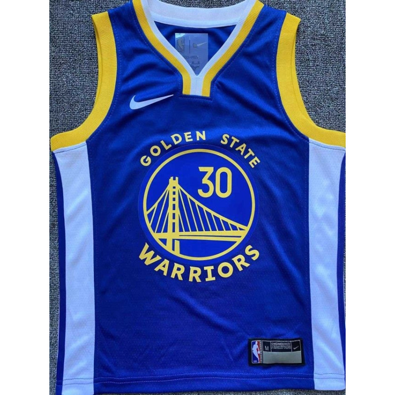 atlántico computadora maíz Camiseta NBA Niños Stephen Curry 30 Golden State Warriors Retro Clásica