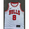 Camiseta NBA Niños Lavine 8 Chicago Bulls Retro Clásica Blanca