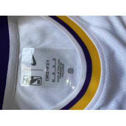 Camiseta NBA Niños Lebron James 6 Los Angeles Lakers Blanca Retro Clásica