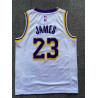 Camiseta NBA Niños Lebron James 23 Los Angeles Lakers Blanca Retro Clásica